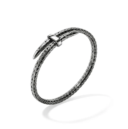 Dark Silver Spear Flex 5.5mm Bangle by John Hardy