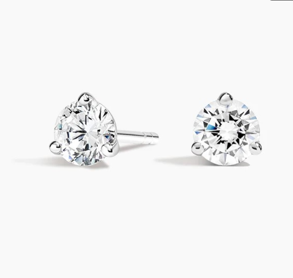 14K WG 1/4cttw Diamond Martini Studs *Estate Item Sold as is, Final Sale*