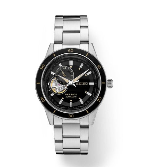 Presage Style 60s SS Automatic Black Dial