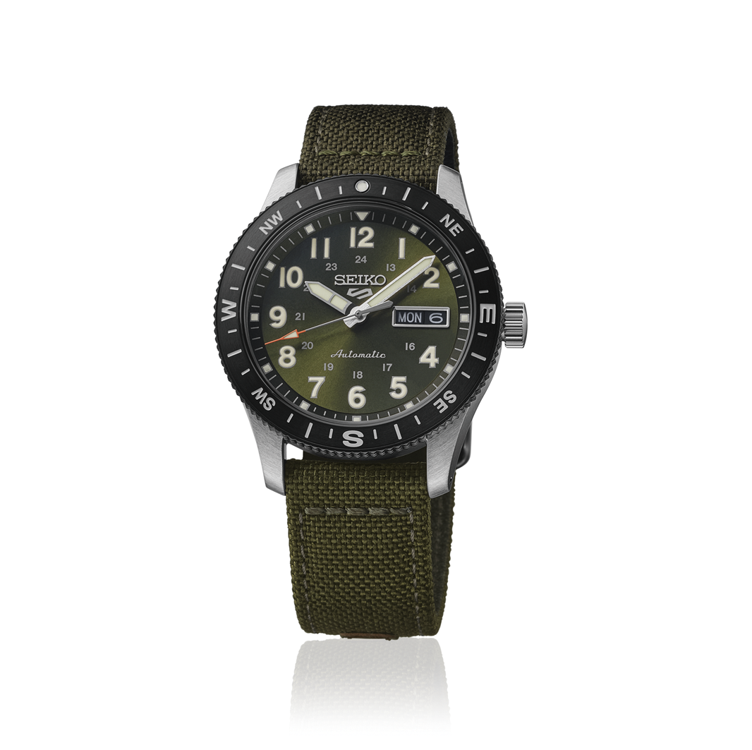 Seiko 5 Sports Field Watch with Green Dial Main image
