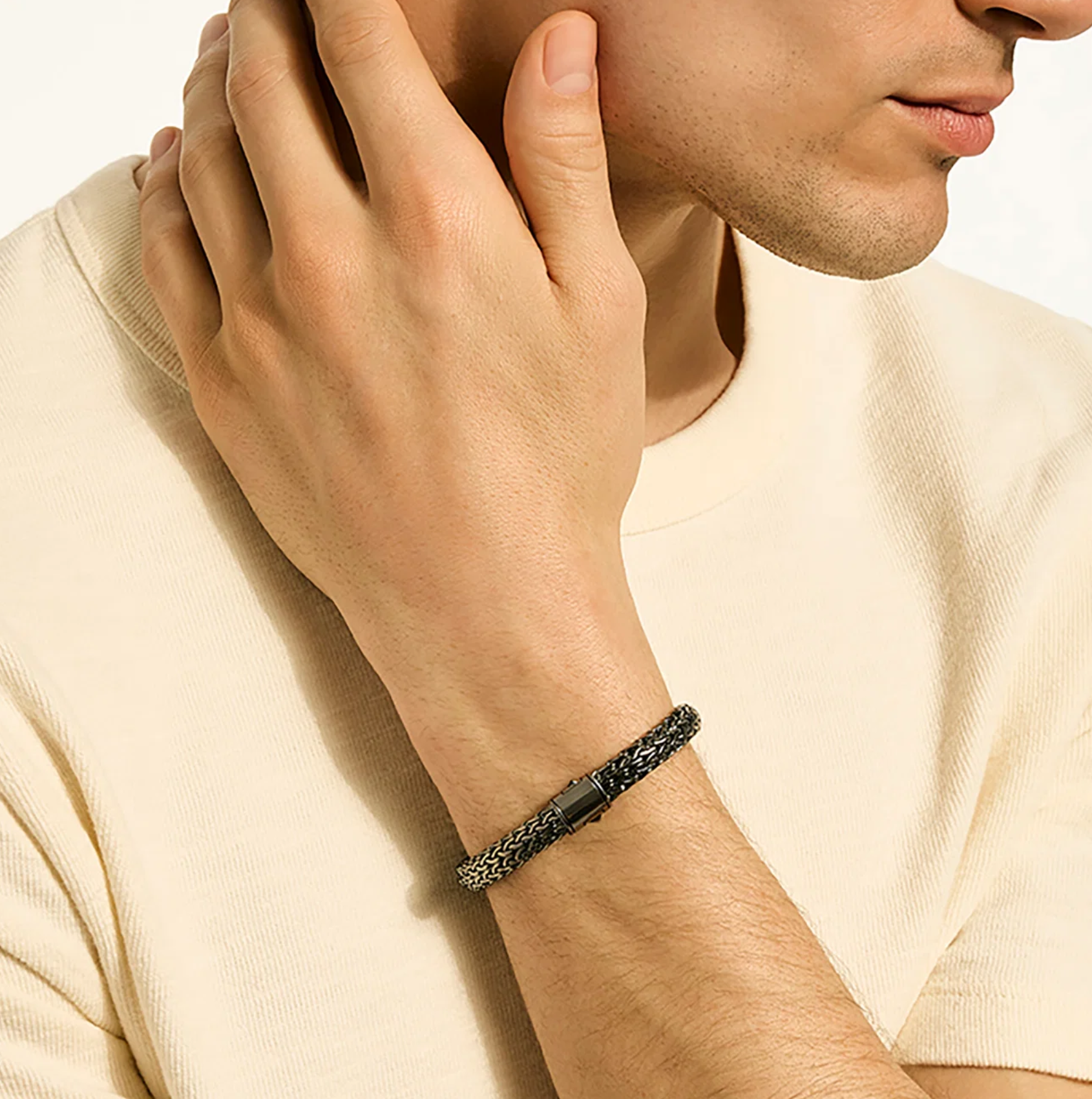 Dark Silver Icon 7.5mm Bracelet by John Hardy