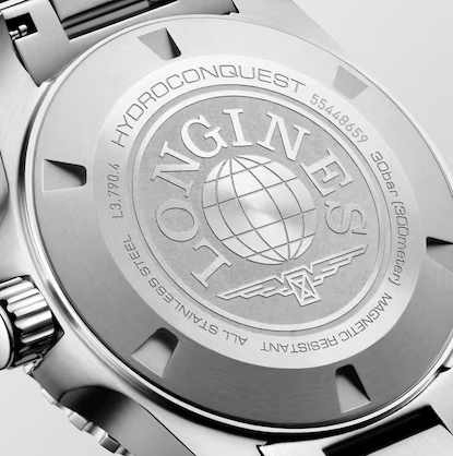 Longines HydroConquest GMT 41mm Watch with Black Dial