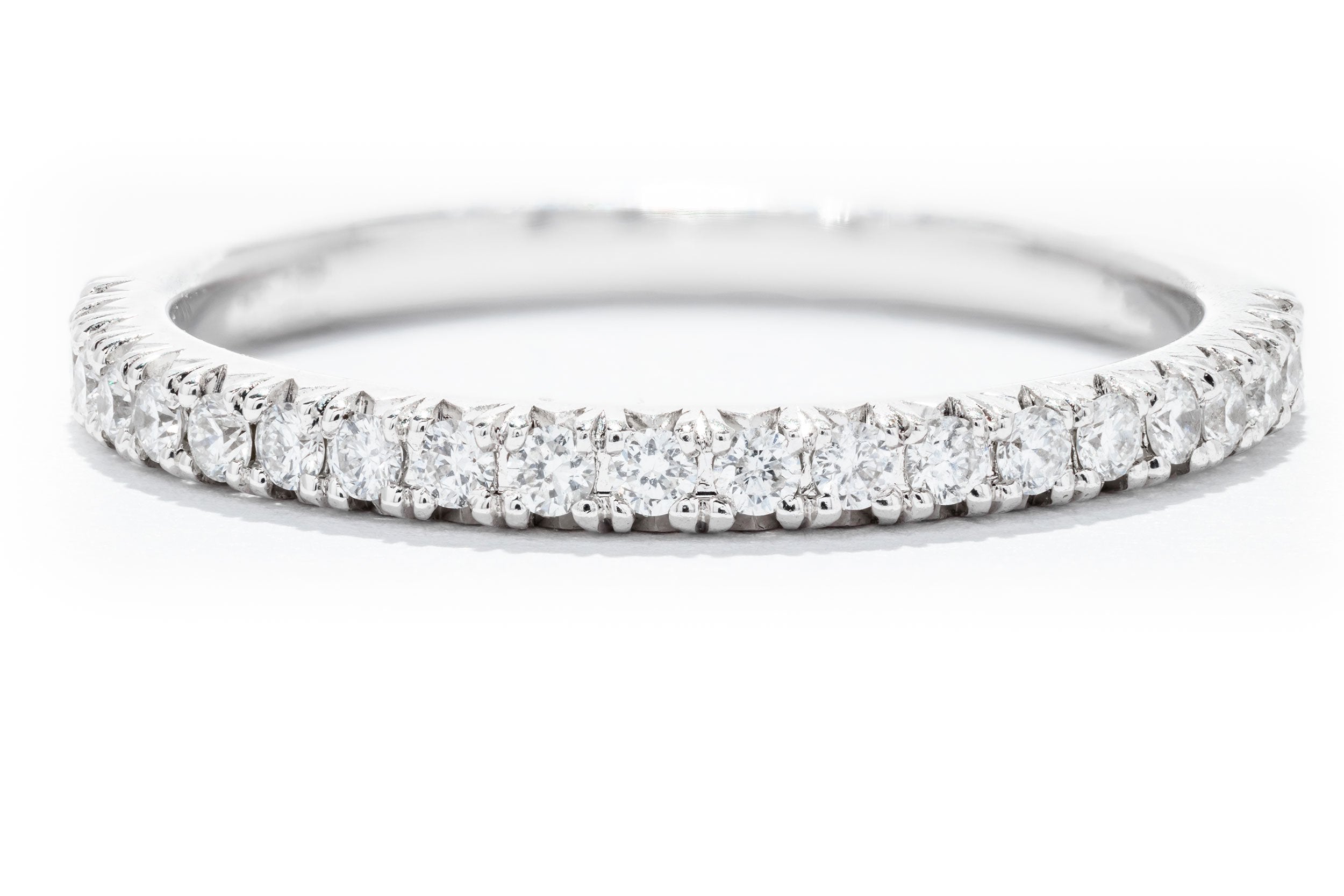 14K WG 2/5cttw Diamond Line Wedding Band by Diamonds Forever Main image