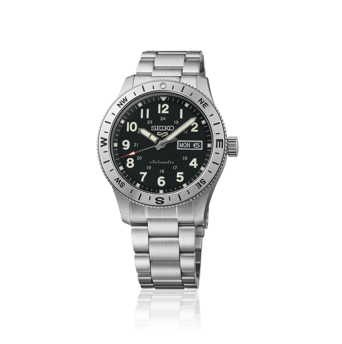 Seiko 5 Sport Field Watch with Black Dial Main image