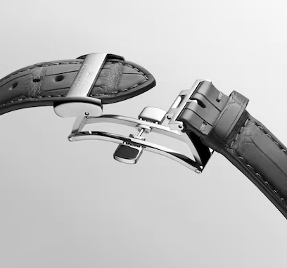 Longines Master 38.5mm Watch with Salmon Dial