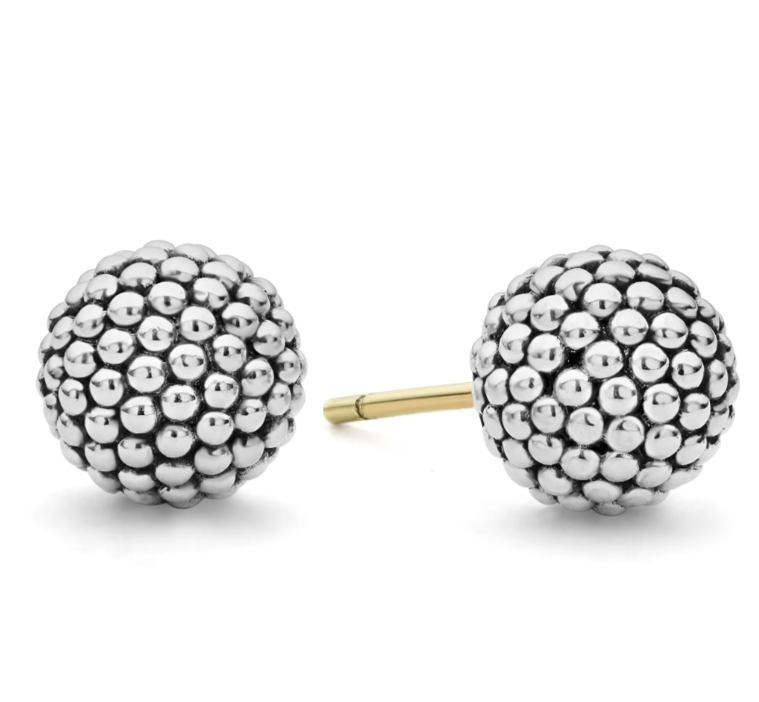 Sterling Silver LAGOS Caviar Studs *Estate Item Sold as is, Final Sale*