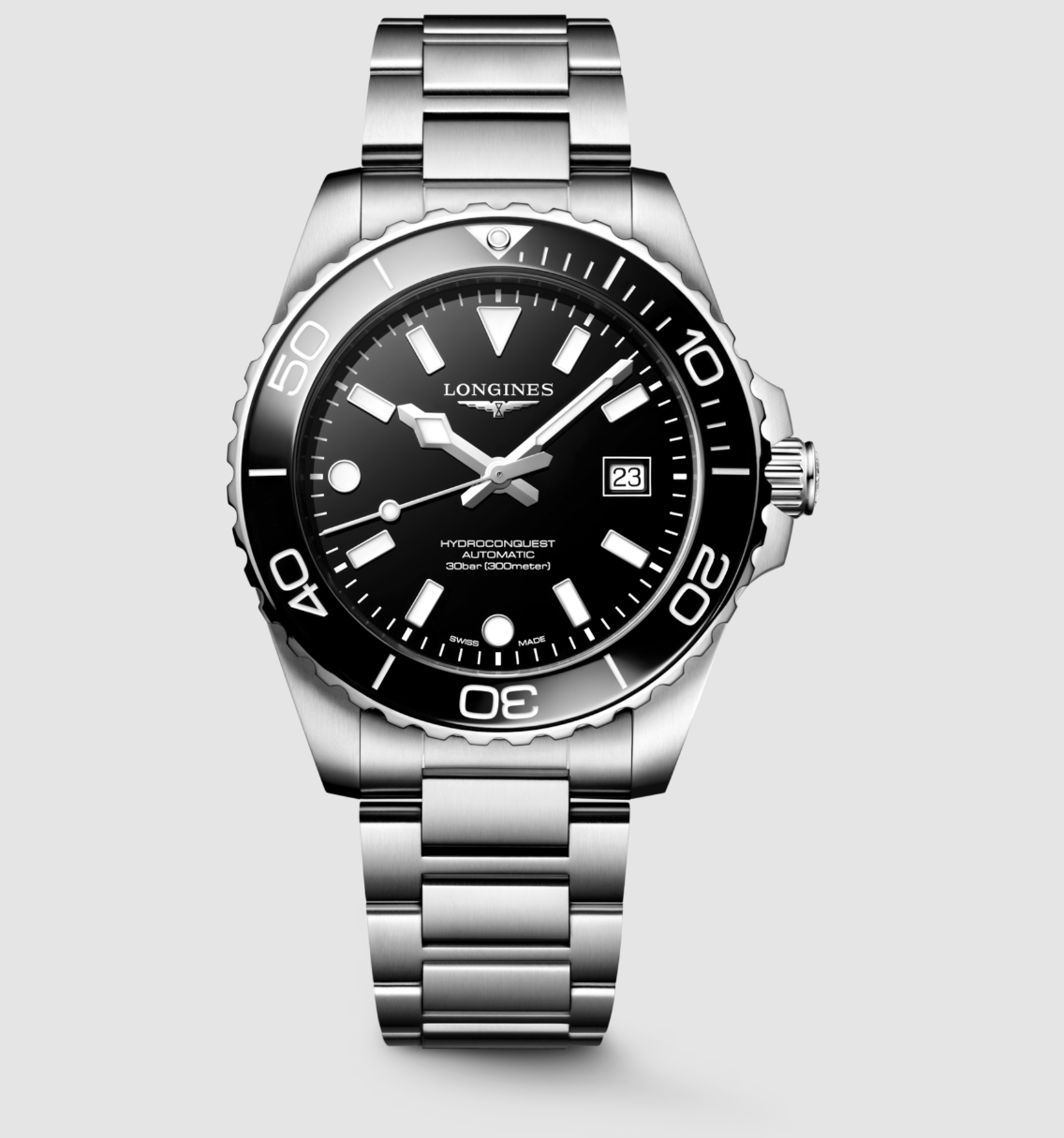 Longines HydroConquest 42mm Black Dial Dive Watch Main image