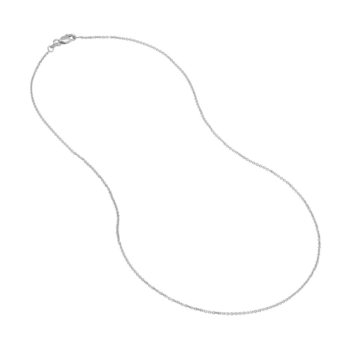 14K WG 1.05mm D/C Cable Chain, 18" Main image