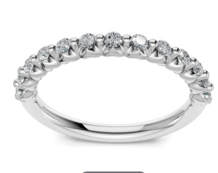 14K WG 1/3cttw Floating Diamond Band by Imagine Bridal Main image