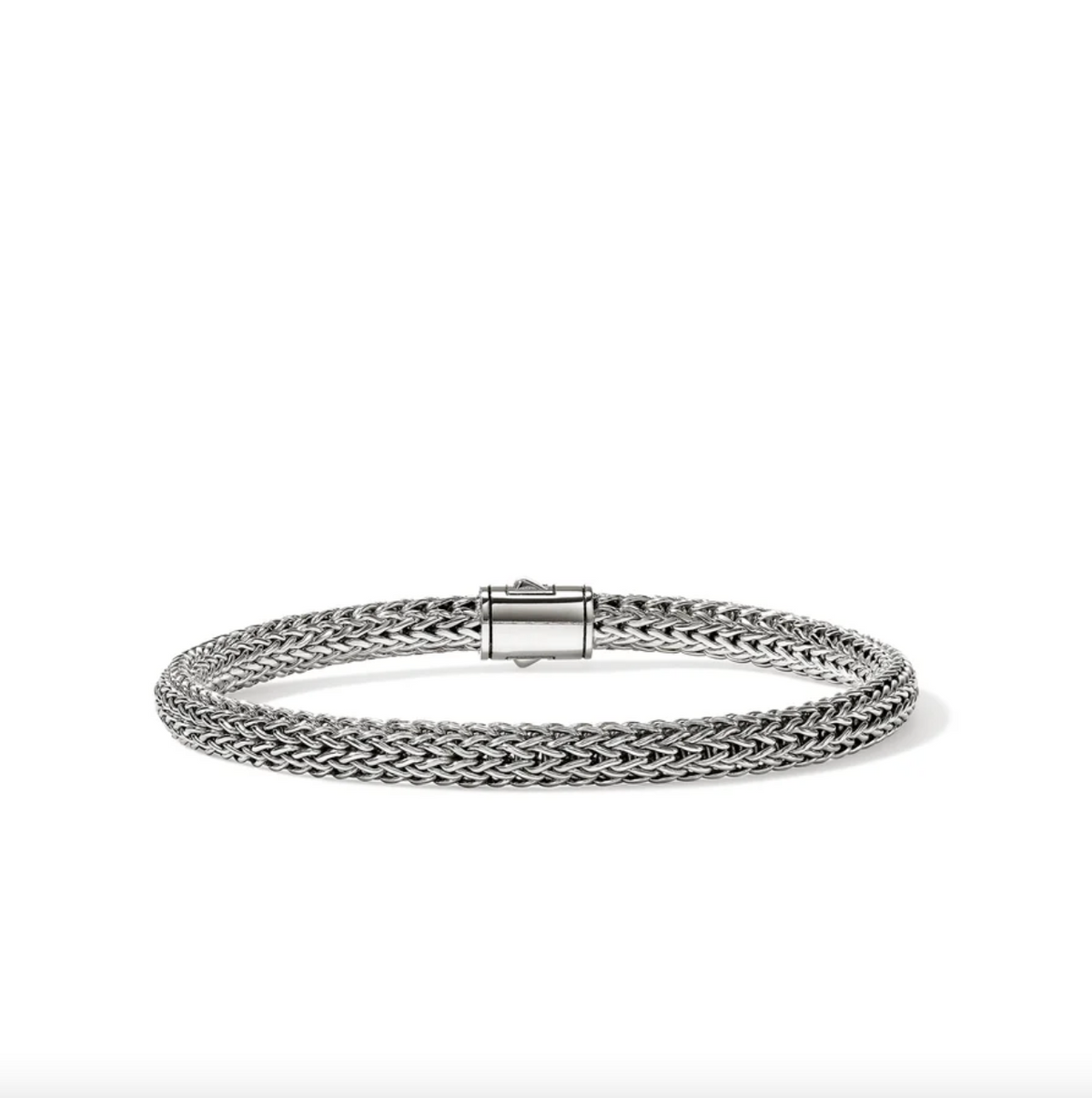 Sterling Silver Icon 5mm Bracelet with Blue Sapphire Clasp by John Hardy
