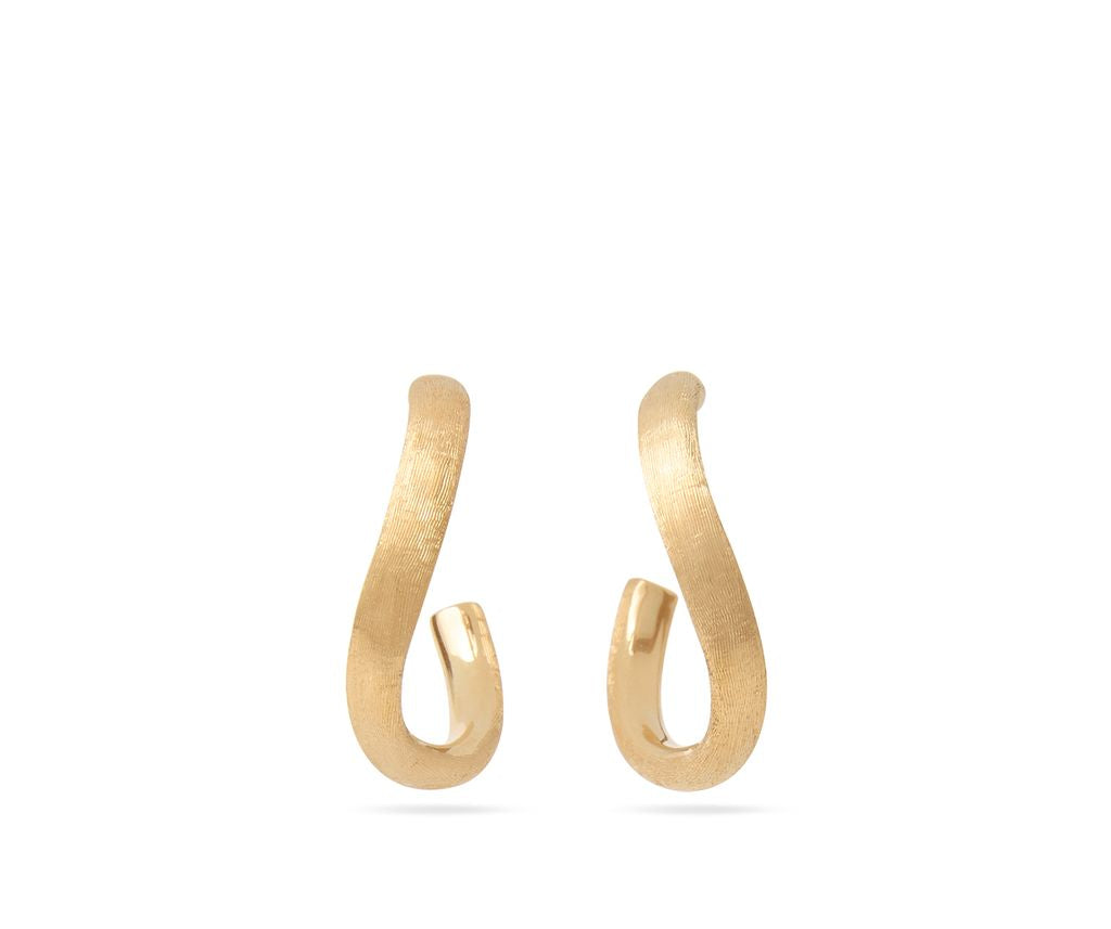 18K YG Jaipur Link Hoop Earrings by Marco Bicego