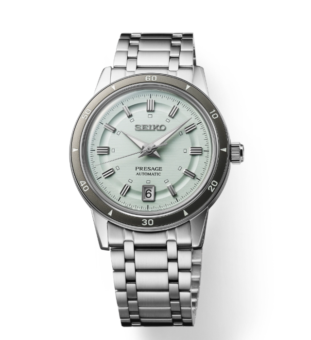 Presage Style 60s SS Automatic Green Dial Seiko