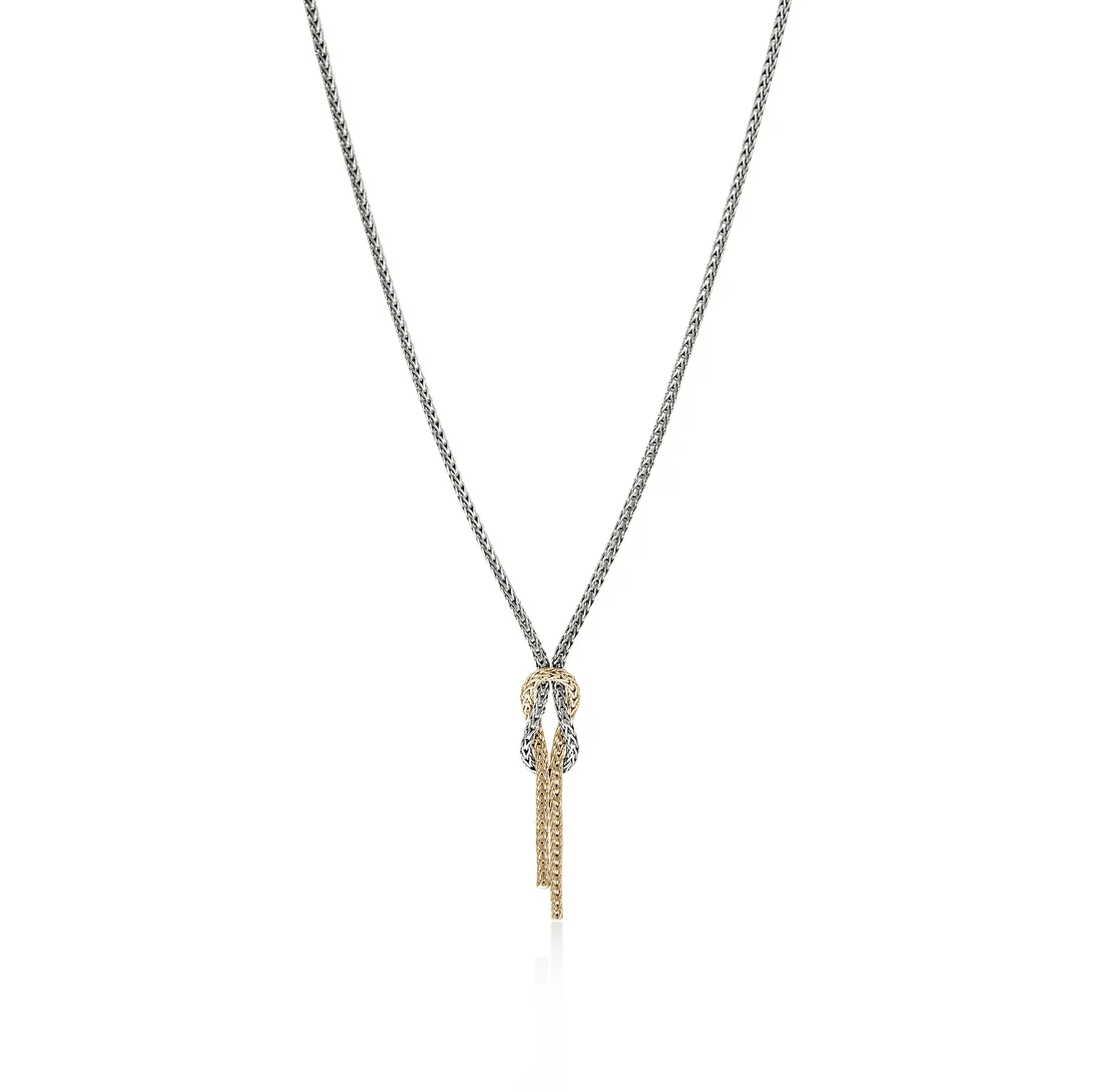 Sterling Silver & 14K Yellow Gold Love Knot Y-Necklace by John Hardy Main image