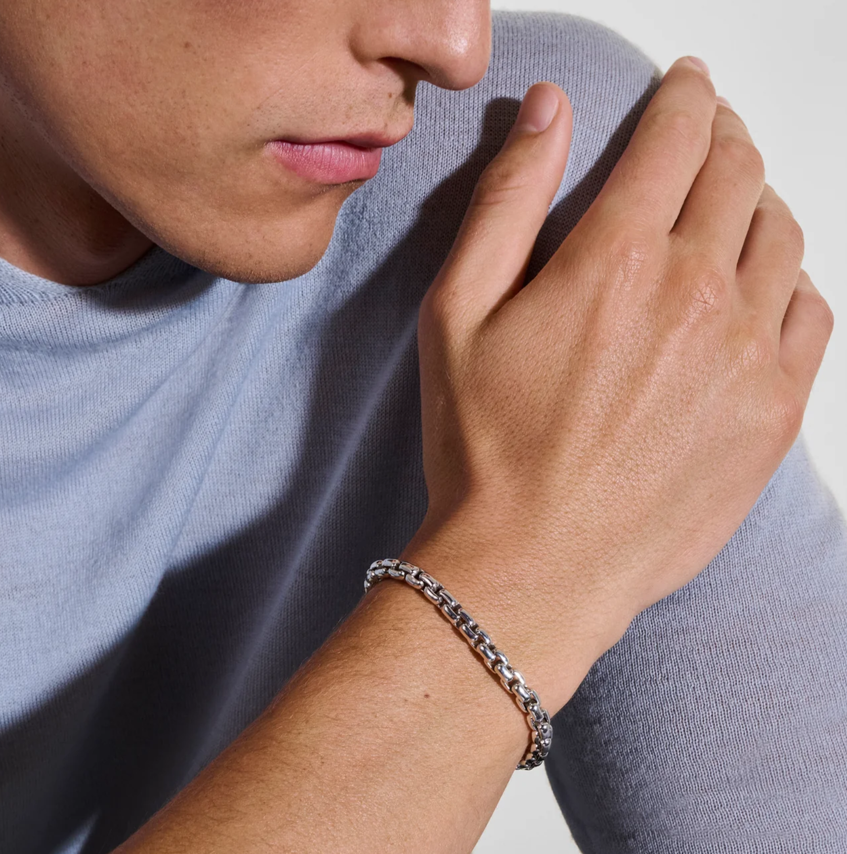 Sterling Silver 6mm Box Chain Bracelet by John Hardy