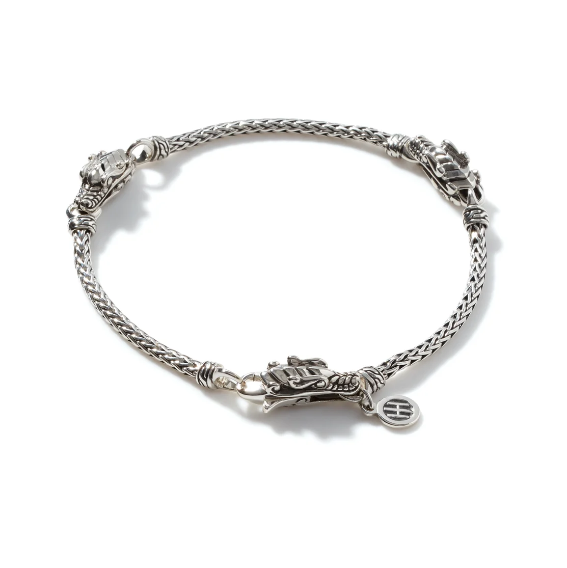 Sterling Silver Naga Heritage Triple Station Bracelet by John Hardy