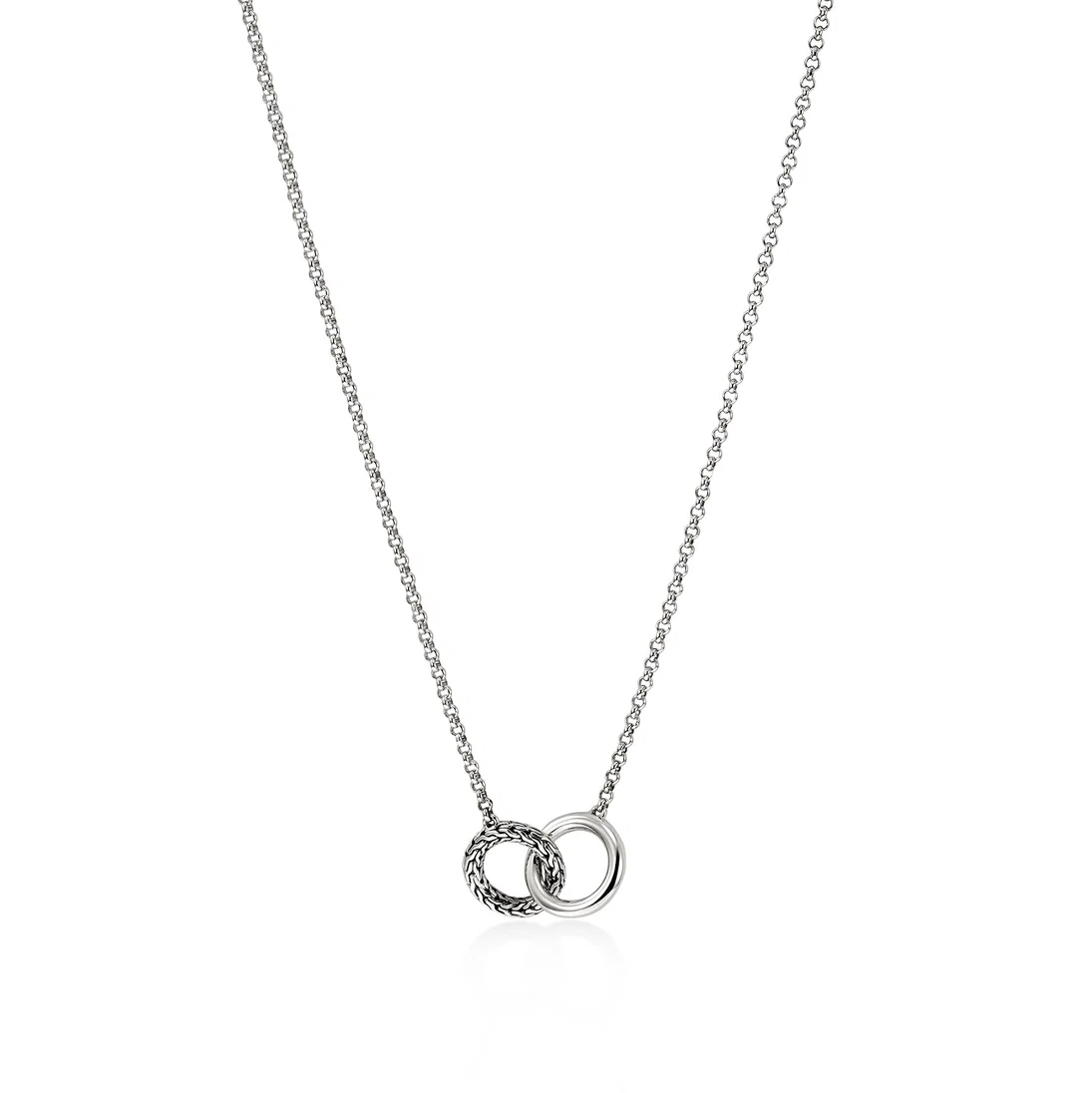 Sterling Silver Essential Interlocking Linked Pendant by John Hardy