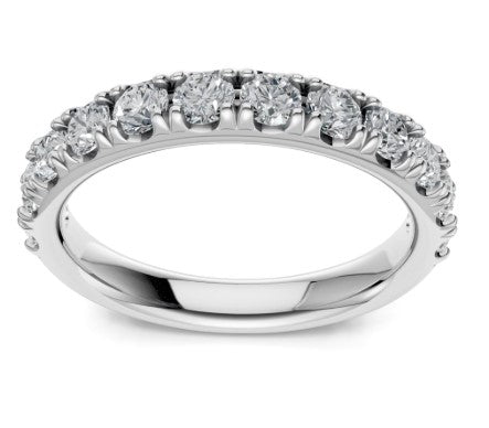 14K WG Pave Diamond Anniversary Band by Imagine Bridal Main image