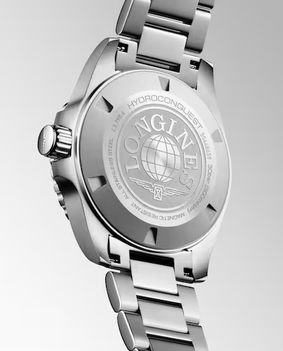 Longines HydroConquest GMT 41mm Watch with Sunray Blue Dial