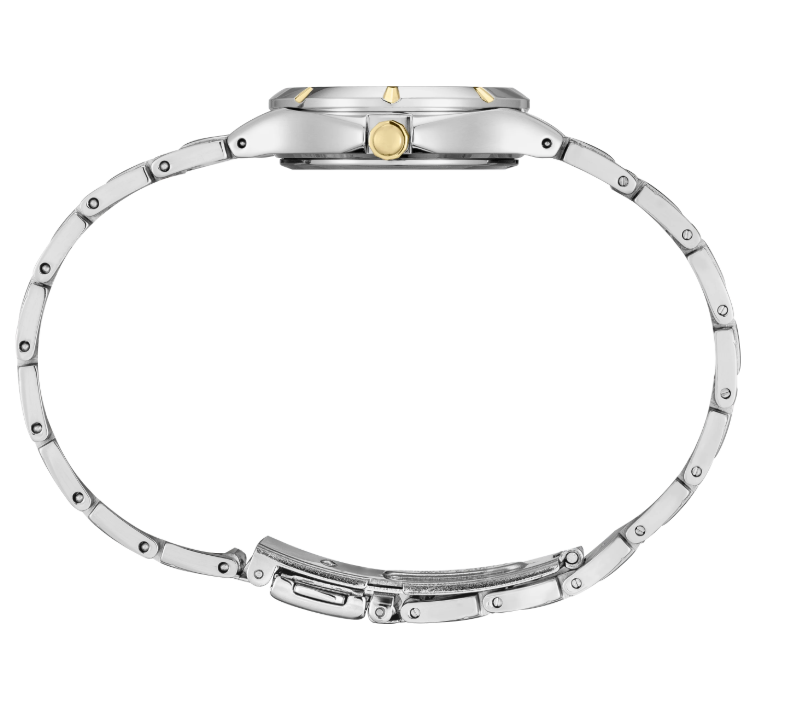 Seiko Essentials Stainless Steel Two-Tone Quartz Charcoal Dial Secondary image