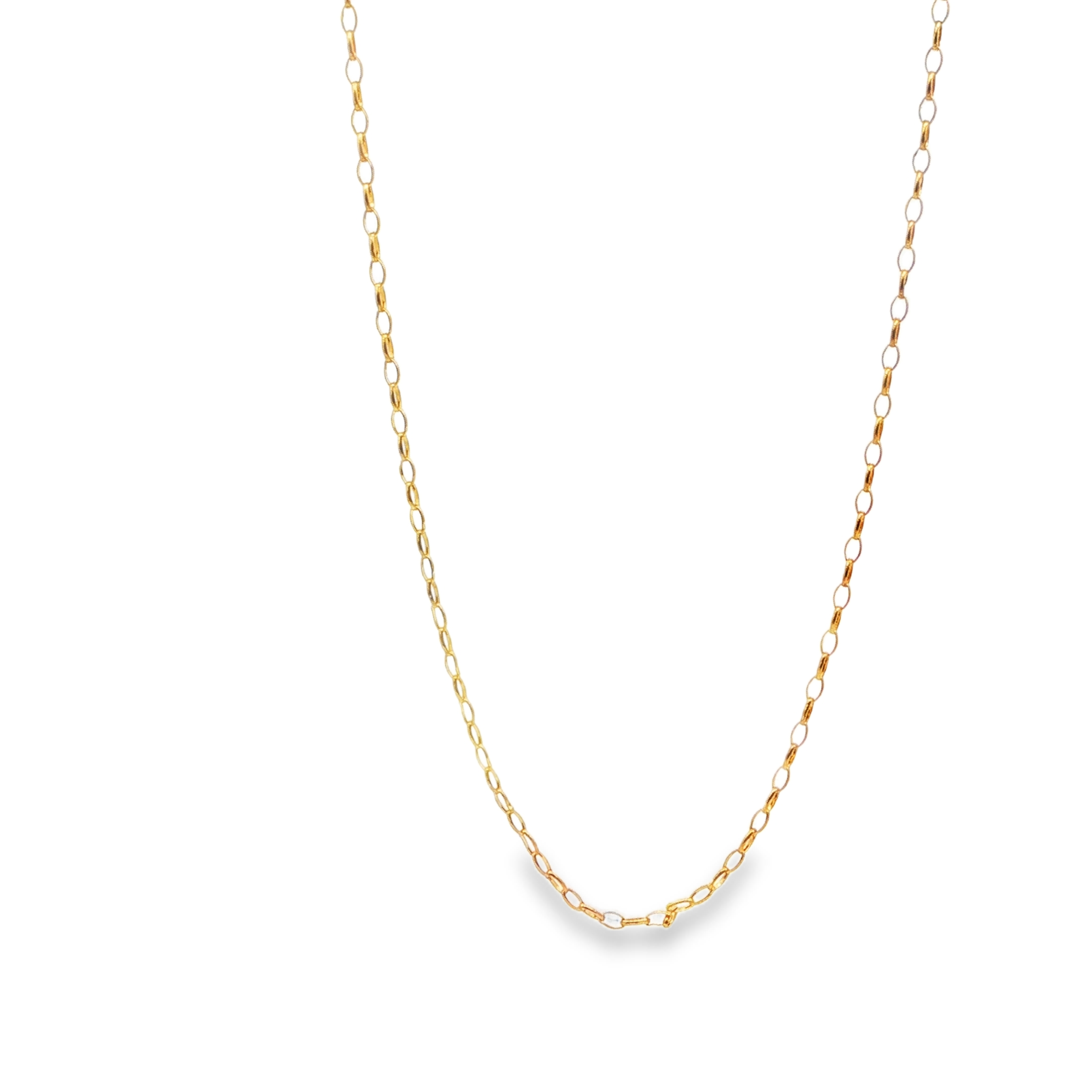 10K YG Oval Link Chain, 18" *Estate Item Sold as is, Final Sale* Main image