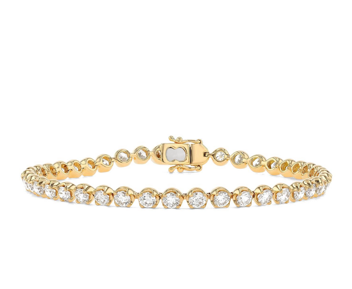 18K Yellow Gold 5cttw Diamond Duchess Tennis Bracelet