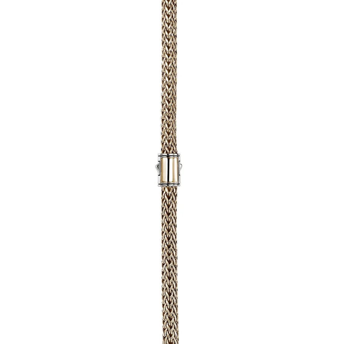 14K Yellow Gold & Sterling Silver 20" Icon 5mm Reversible Chain Necklace by John Hardy
