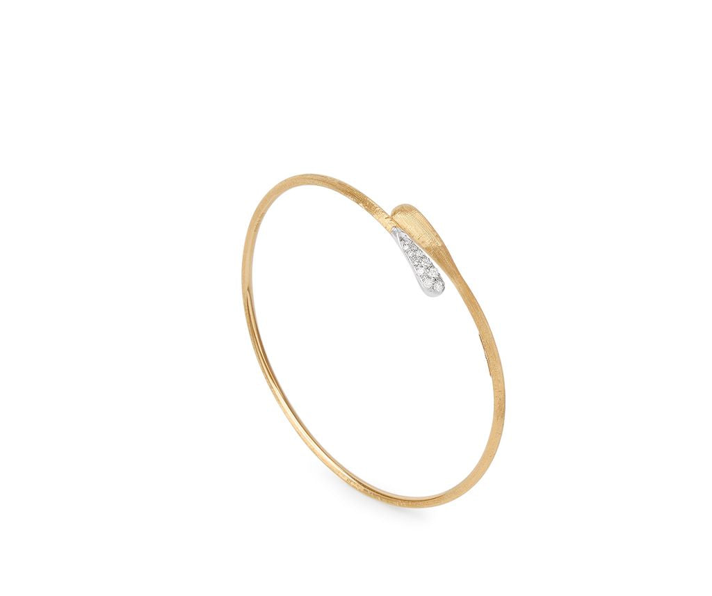18K Yellow Gold Lucia Diamond Hugging Cuff by Marco Bicego