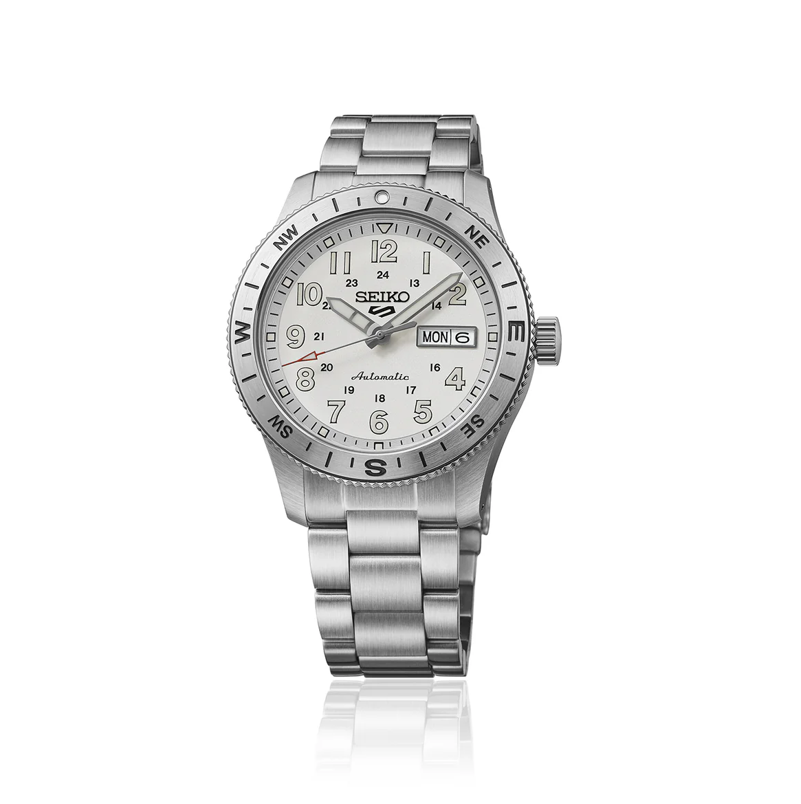 Seiko 5 Sports Field Watch with White Dial Main image