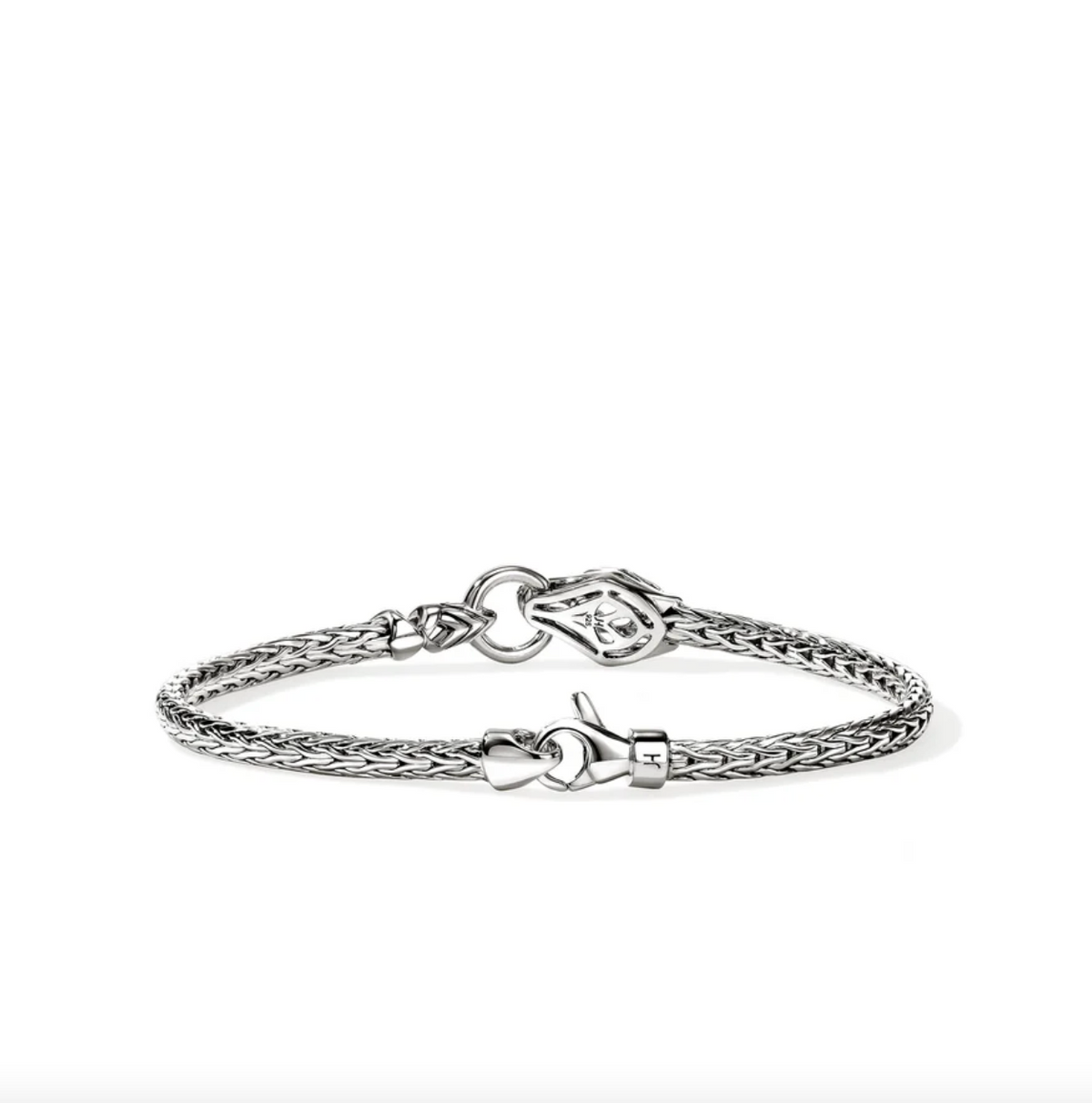 Sterling Silver & 14K Yellow Gold 3.5mm Naga Modern Dragon Bracelet by John Hardy