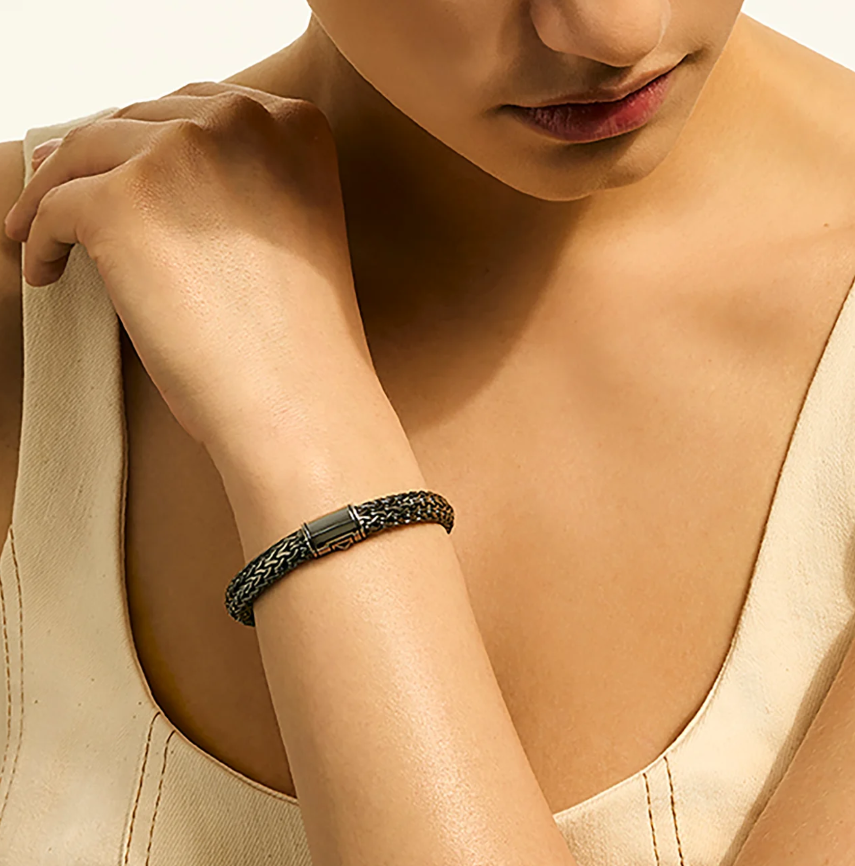 Dark Silver Icon 7.5mm Bracelet by John Hardy Secondary image