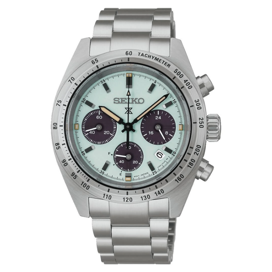 Seiko Prospex Speedtimer Solar Chronograph with Green Dial Main image