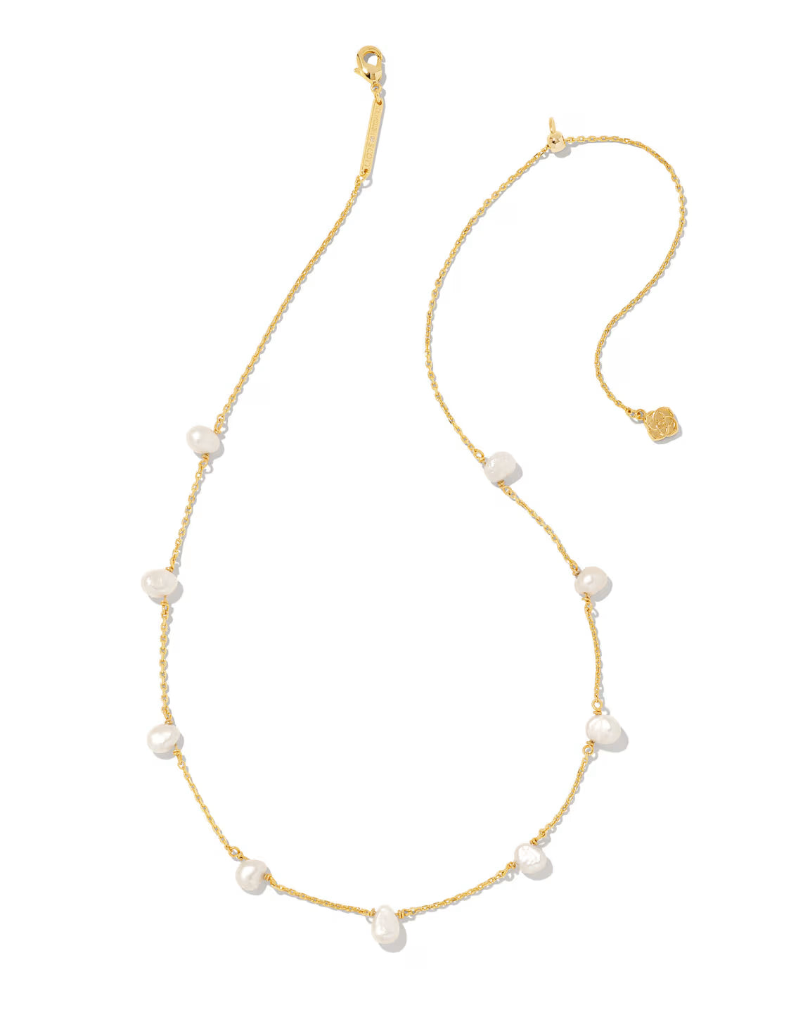 Leighton Gold Plated Pearl Strand Necklace in Freshwater Cultured Pearl by Kendra Scott Main image