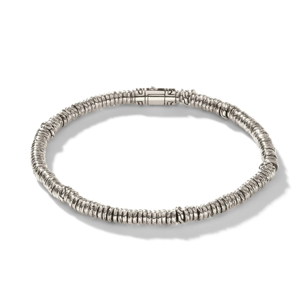 Sterling Silver Heishi 4mm Rondel Bracelet by John Hardy