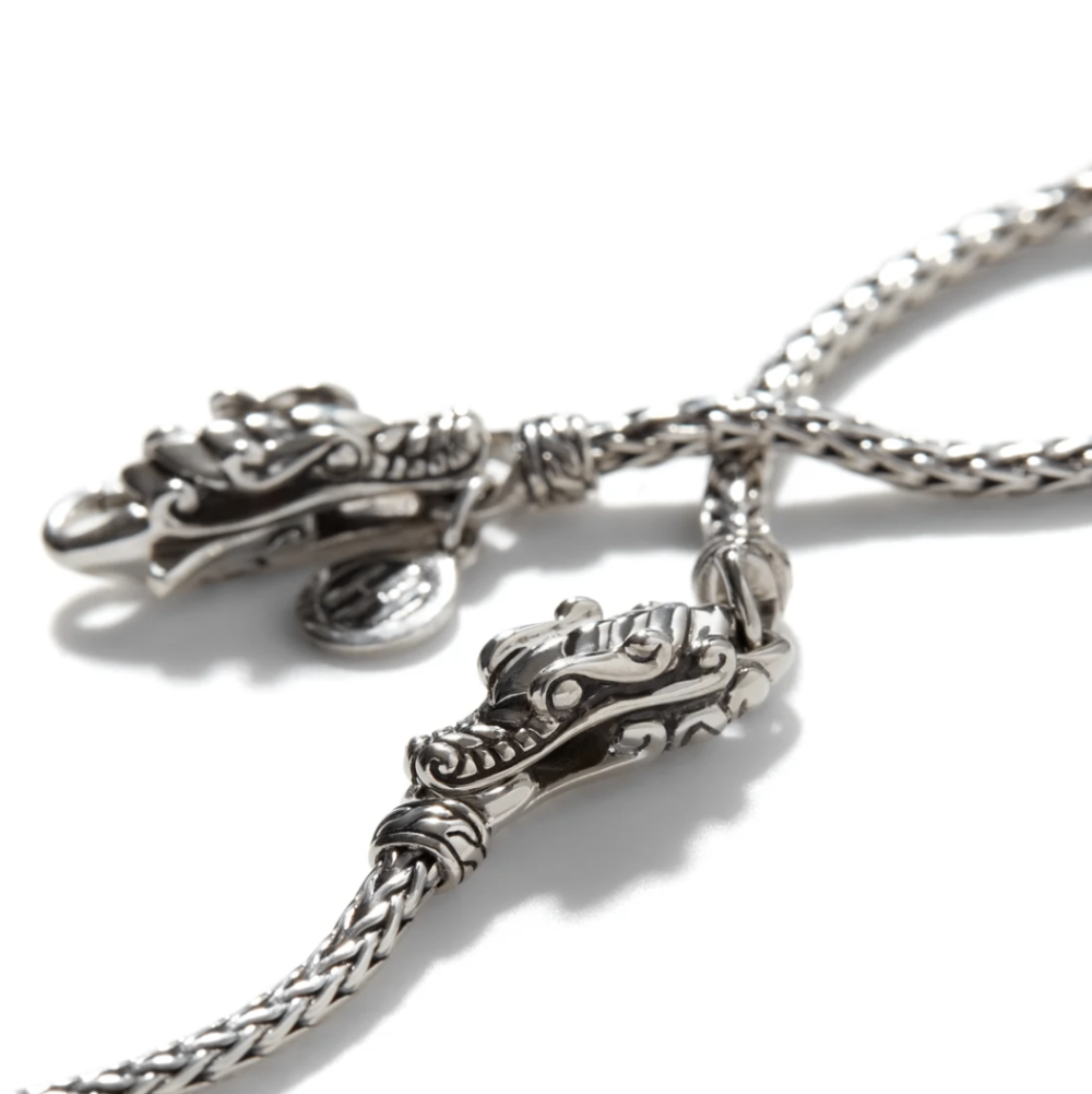 Sterling Silver Naga Heritage Triple Station Bracelet by John Hardy