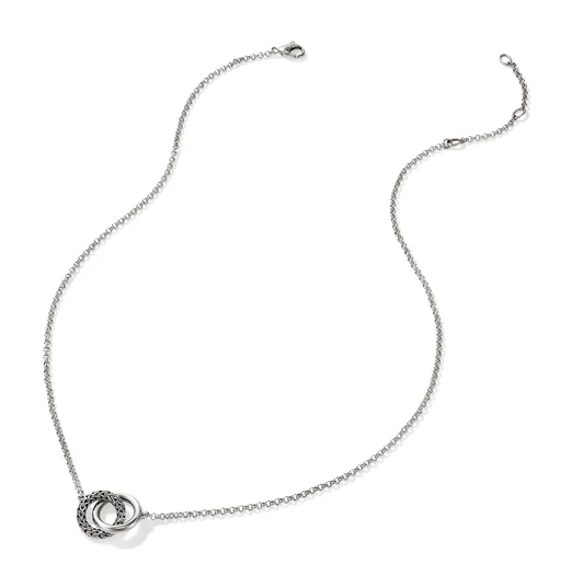 Sterling Silver Essential Interlocking Linked Pendant by John Hardy Main image