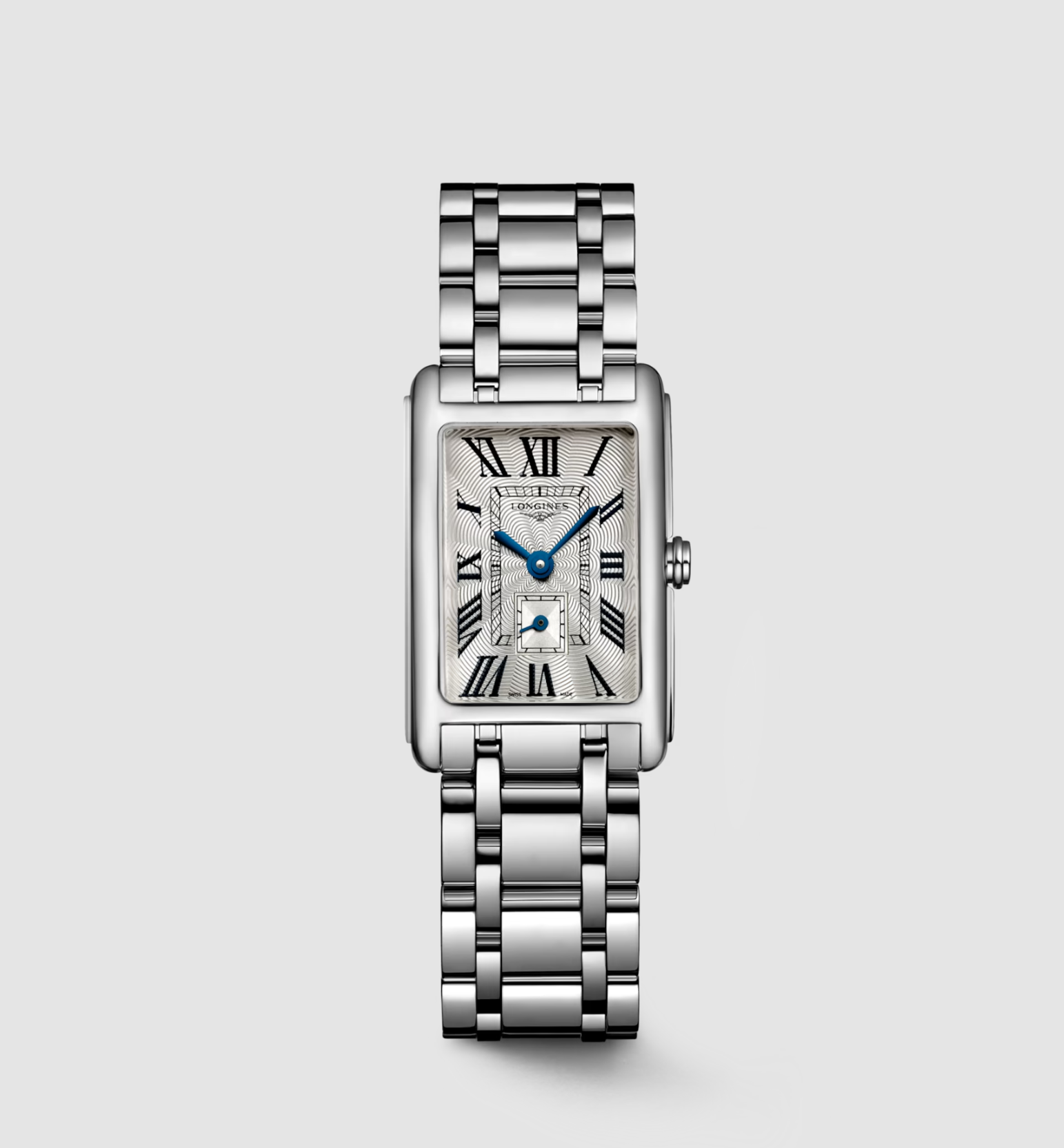 Longines DolceVita 20mm Rectangular Silver Flinqué Ladies Watch
