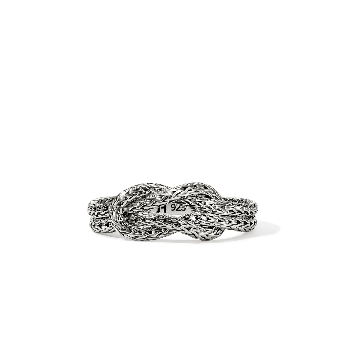 Sterling Silver Love Knot Ring by John Hardy