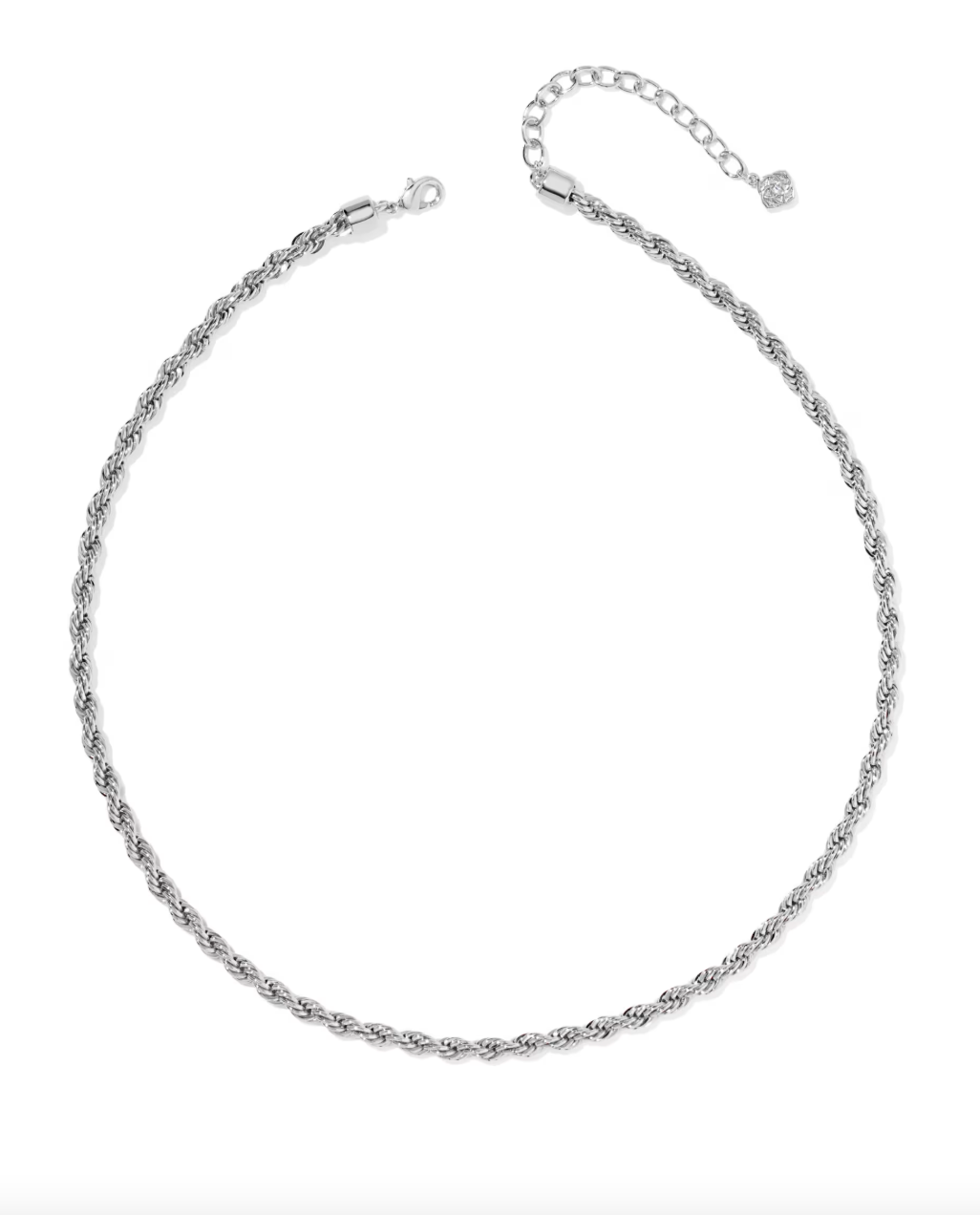 Isabelle Rhodium Plated Chain Necklace in Kendra Scott