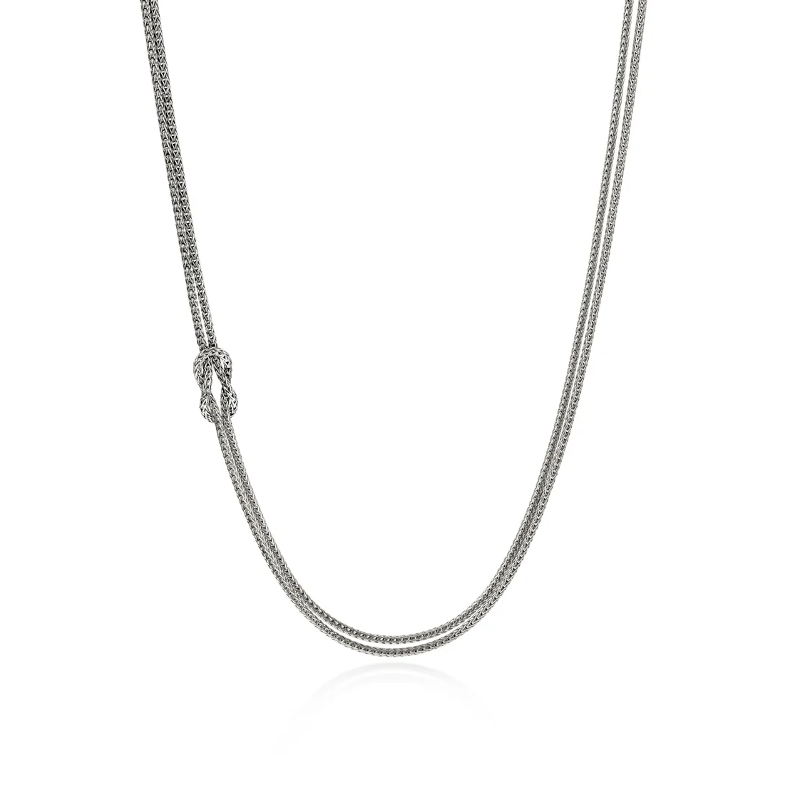 Sterling Silver Love Knot Chain Necklace by John Hardy
