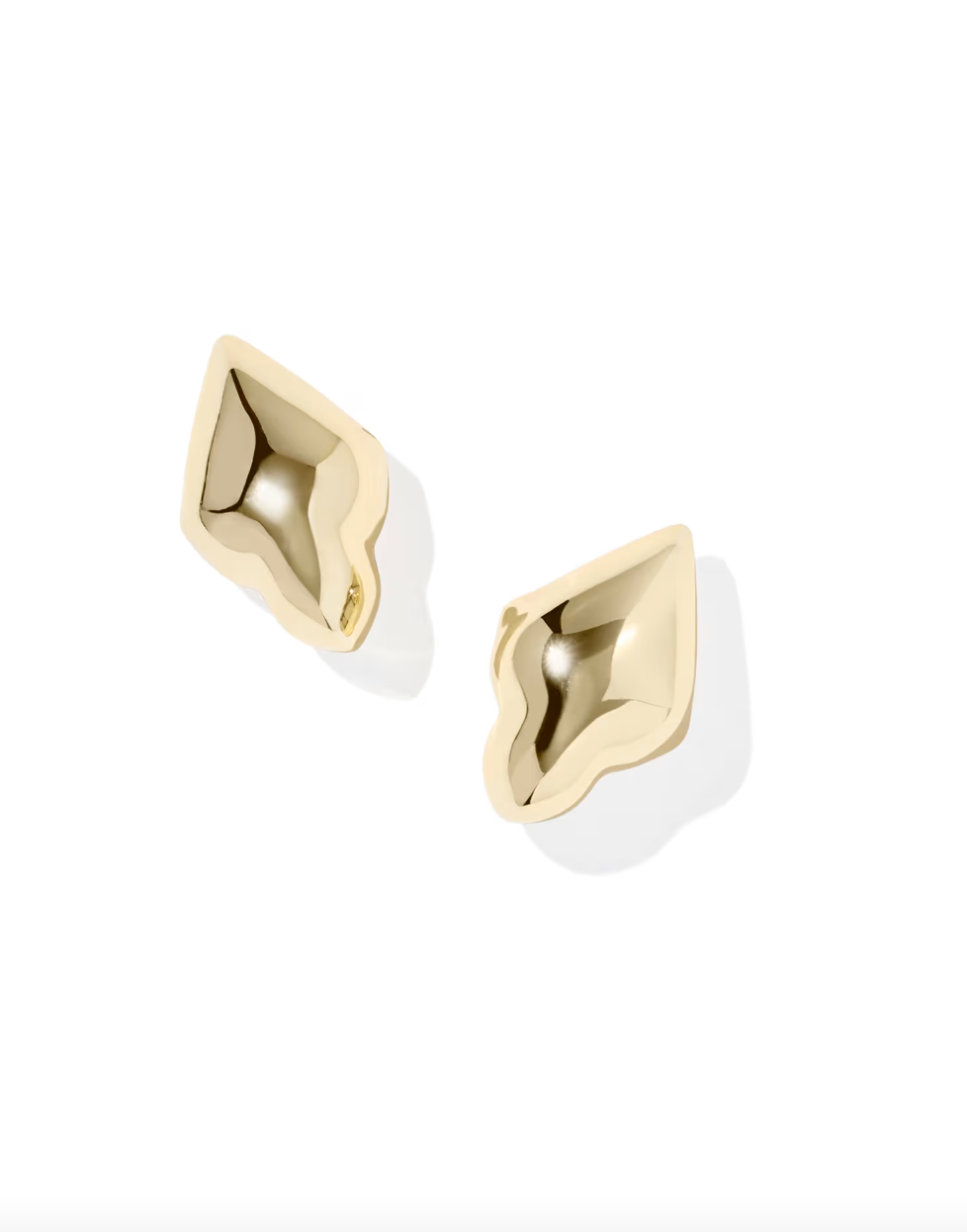 Adeline Gold Plated Stud Earrings by Kendra Scott