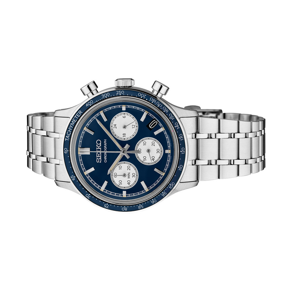 Essentials Chronograph with Blue Dial