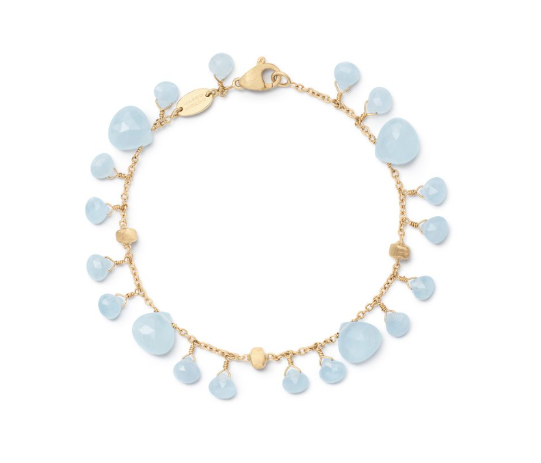 18K YG Paradise Single-Strand Aquamarine Bracelet by Marco Bicego Main image