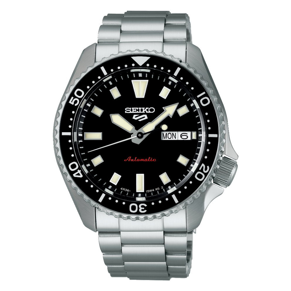 SEIKO 5 SPORTS SS AUTOMATIC BLACK DIAL