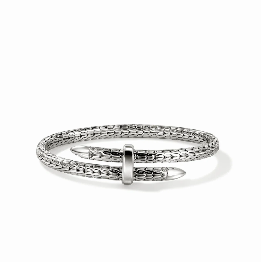 Sterling Silver Spear Flex 5.5mm Bangle by John Hardy Main image