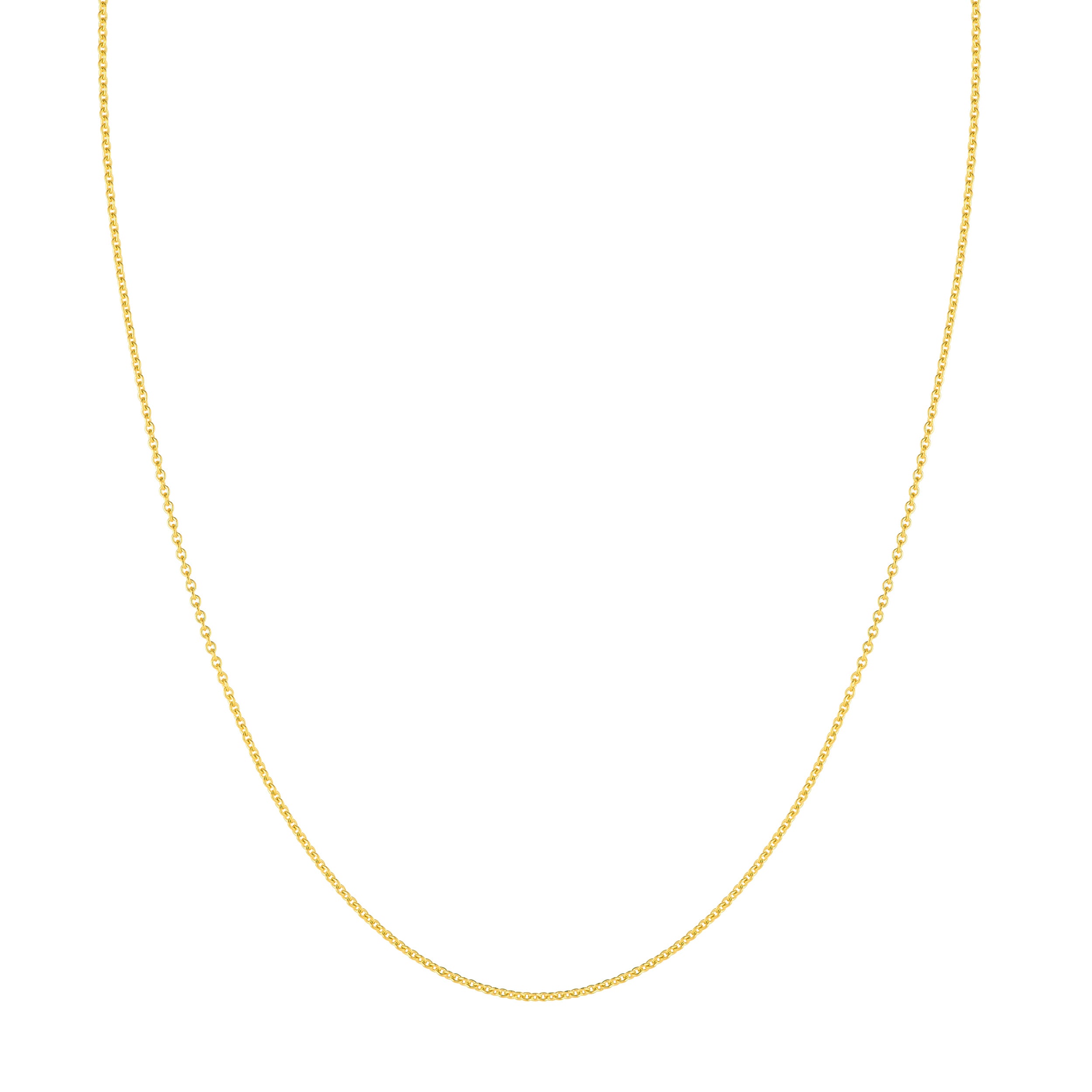 14K Yellow Gold 1.50mm Cable Chain with Lobster Clasp, 20" Main image