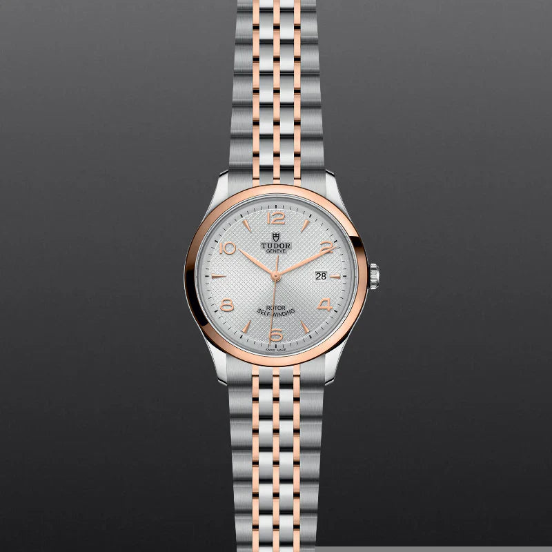 1926 41MM STEEL AND ROSE GOLD
