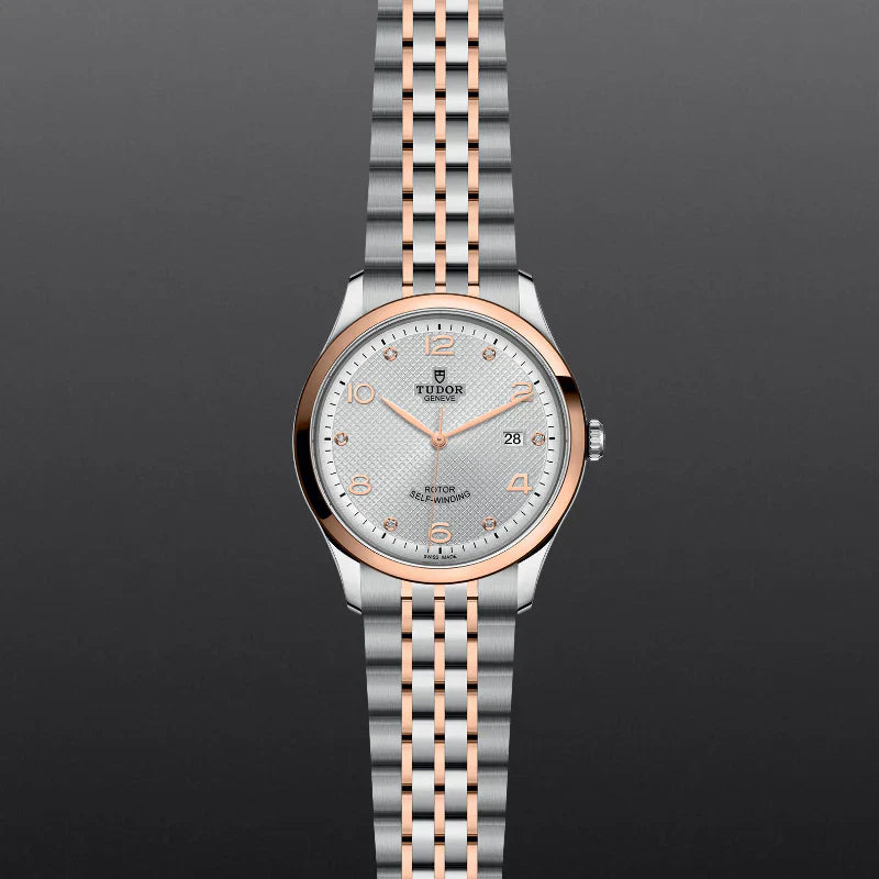 1926 41MM STEEL AND ROSE GOLD