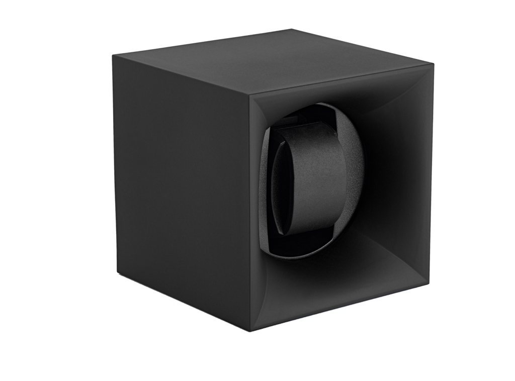 SWISS KUBIK SK01.STB001 STARTBOX SINGLE WATCH WINDER IN BLACK