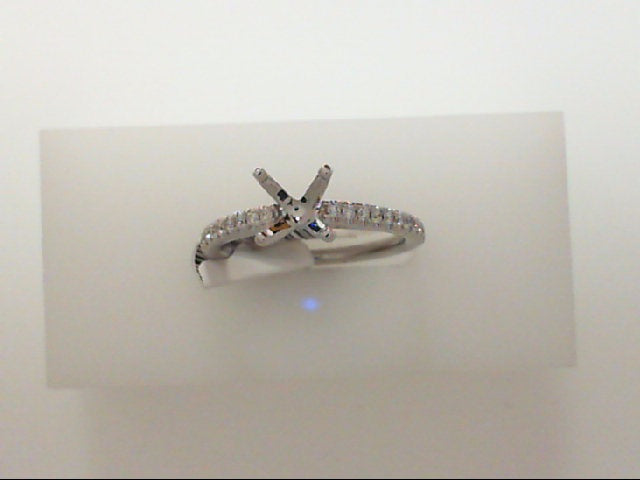 14K WG .20cttw Dia Semi-Mount from Diamonds Forever of U.S.A. Inc. Main image