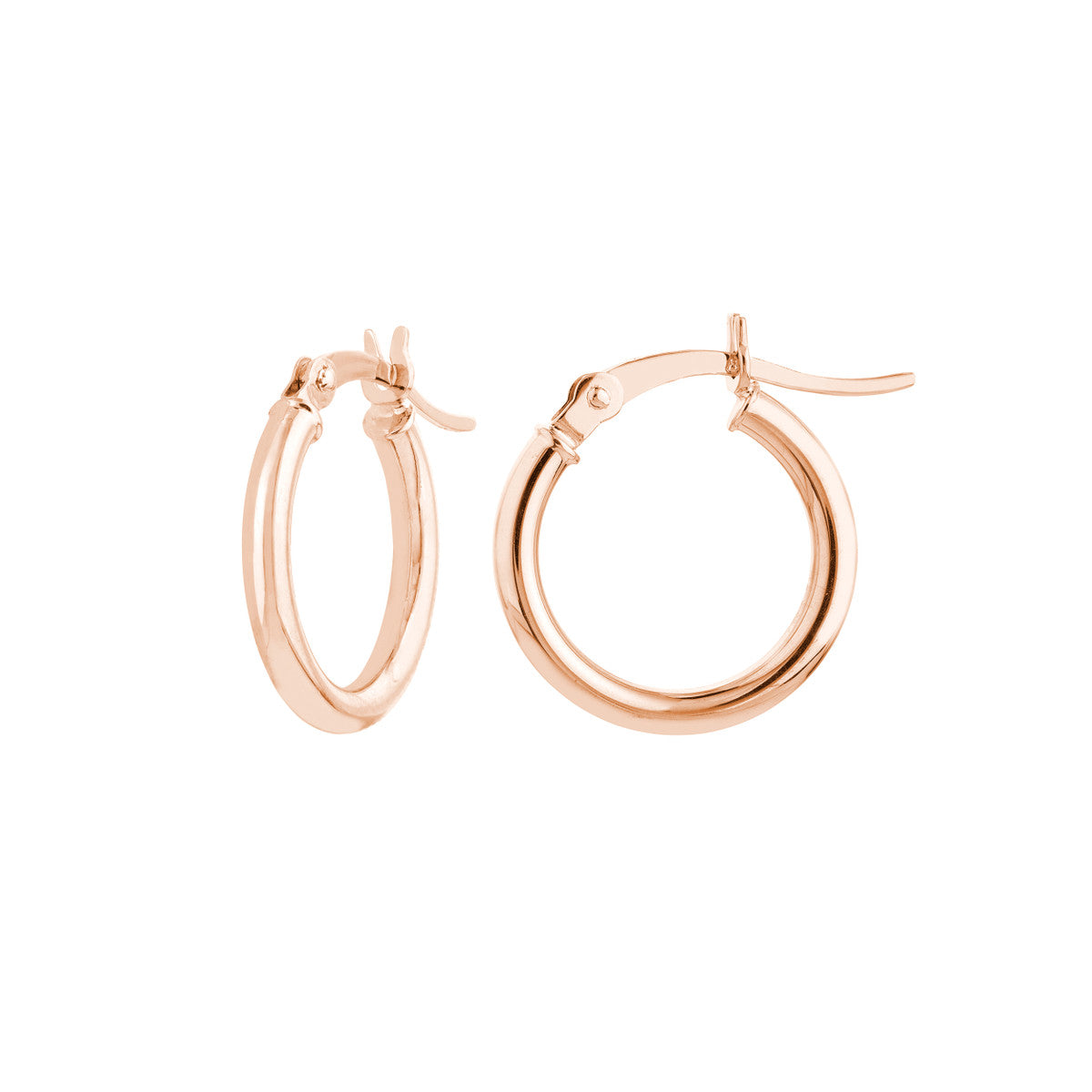14k Rg 15mm Hoop Earrings
